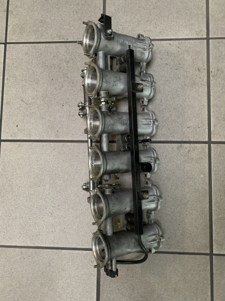 BMW M5 E34 Einzeldrosselklappenanlage Drosselklappen Einzeldrossel S38B38 Motor throttle bodies 50mm